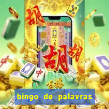 bingo de palavras cha de bebe